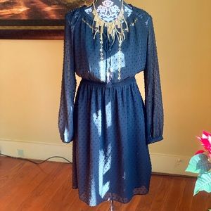 Black sequined dress